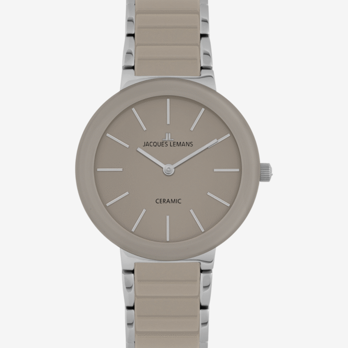 Montre Classique Jacques Lemans 42-7S - Design Raffiné avec Verre Crystex Haute Résistance