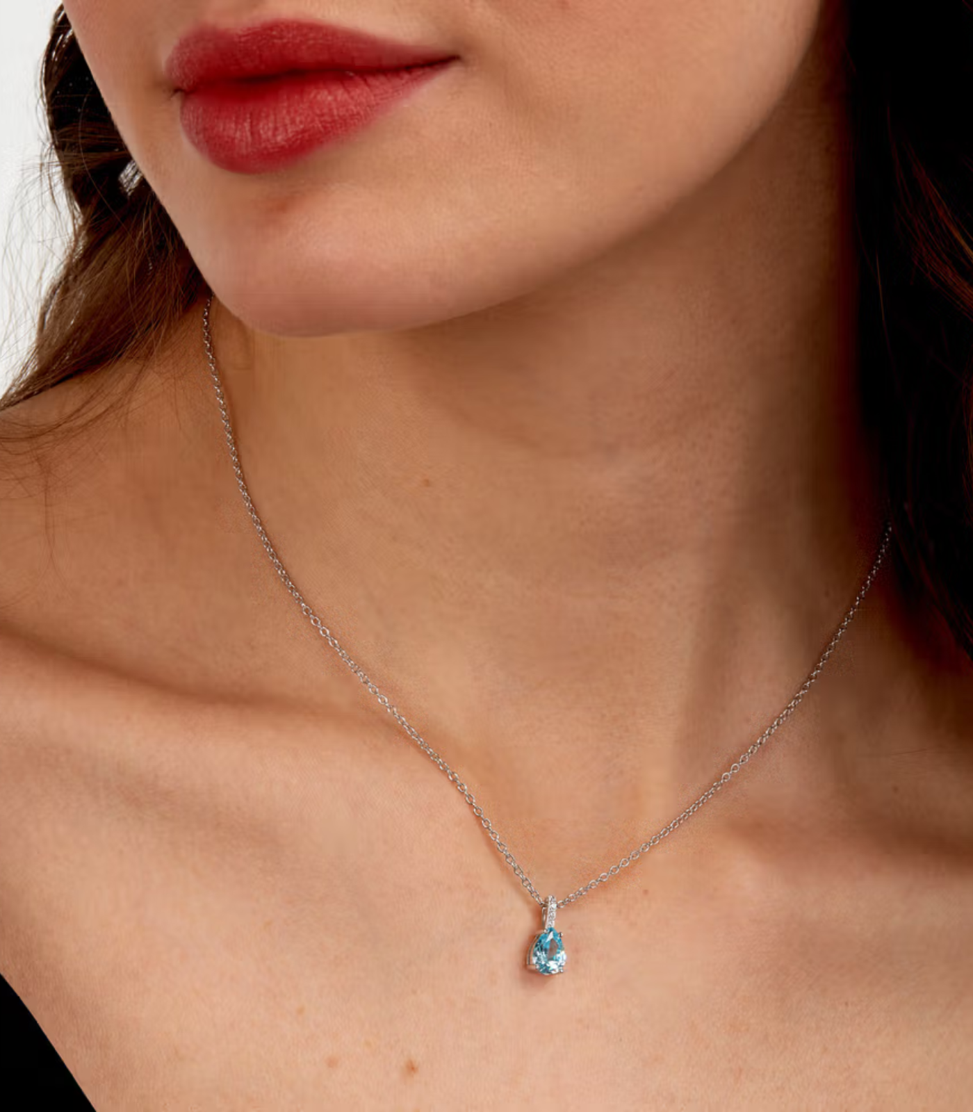 Collier Femme Morellato Tesori SAIW192 en Argent 925‰ avec Zircons Bleus et Blancs – Image 3