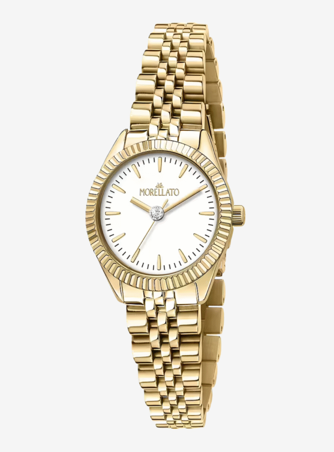 Montre Femme Morellato Magia – R0153165518 – Boîtier Acier 28 mm – Cadran Blanc – Bracelet Métal Argenté – Mouvement Quartz – Résistante à l'Eau 3 ATM – Garantie 2 Ans
