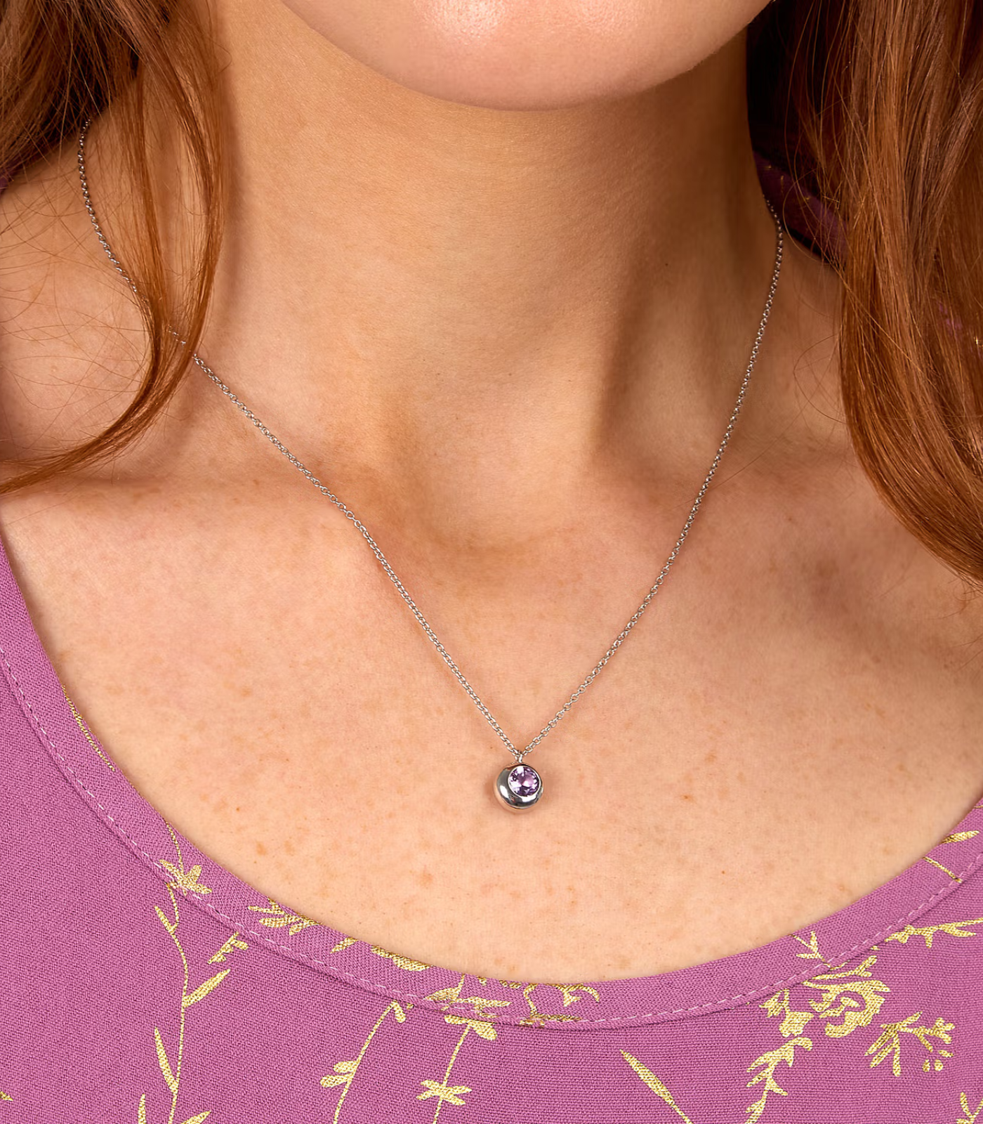 Collier Morellato - Élégance en Argent Recyclé avec Améthyste - SAXN07 – Image 3