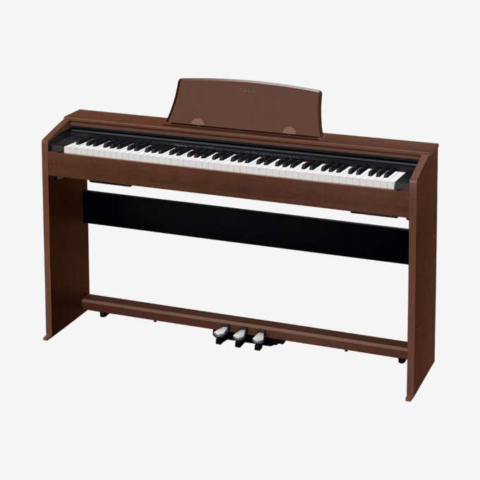 Piano Casio PX-770BN - Son de Piano à Queue, Connexion et Enregistreur USB - Pour la Maison