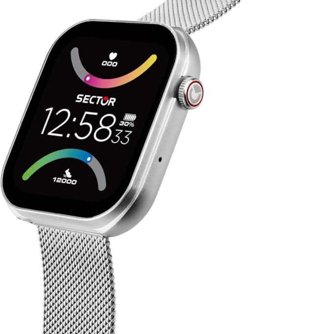 Montre Connectée Homme - Sector S03 - Quartz, Étanche 5ATM, Bracelet Métal Or, Verre Minéral - Référence R3251295003