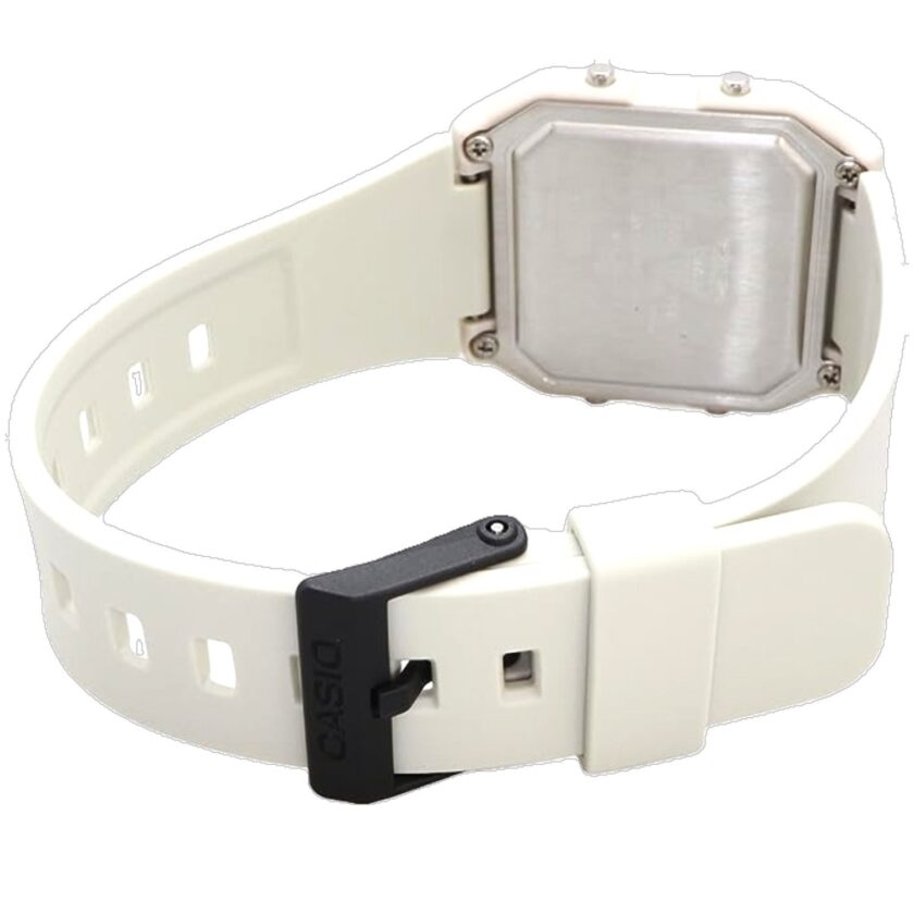 montre classique casio lf 20w 8adf design Élégant, bracelet résistant, mouvement précis blanc