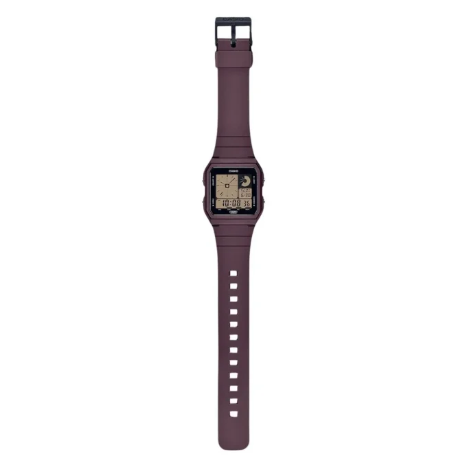 Montre Classique - CASIO - Design Élégant, Résistante, Précise, Confortable - Marron - LF-20W-5ADF