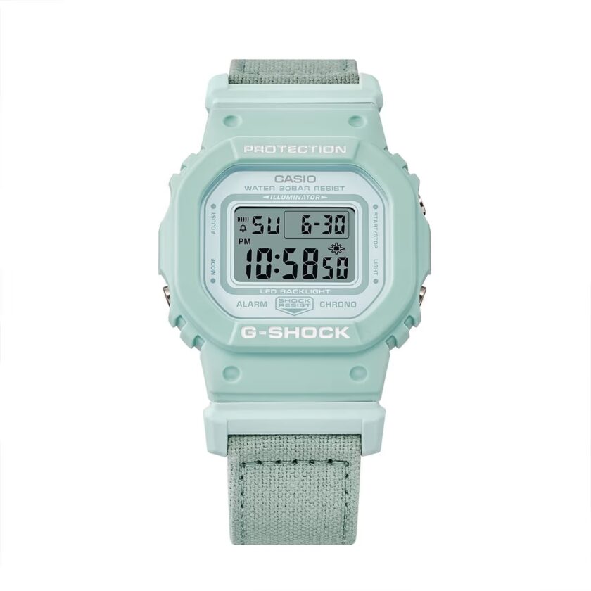 montre gmd s5600ct 3dr casio g shock homme design classique, résistante aux chocs, Étanche, multifonction résine vert référence gmd s5600ct 3dr