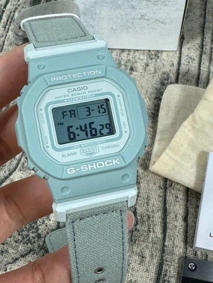 montre gmd s5600ct 3dr casio g shock homme design classique, résistante aux chocs, Étanche, multifonction résine vert référence gmd s5600ct 3dr