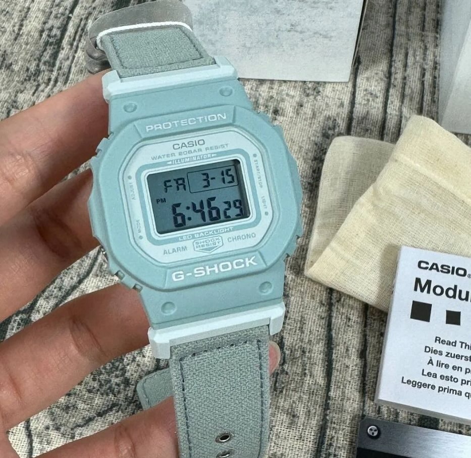 montre gmd s5600ct 3dr casio g shock homme design classique, résistante aux chocs, Étanche, multifonction résine vert référence gmd s5600ct 3dr
