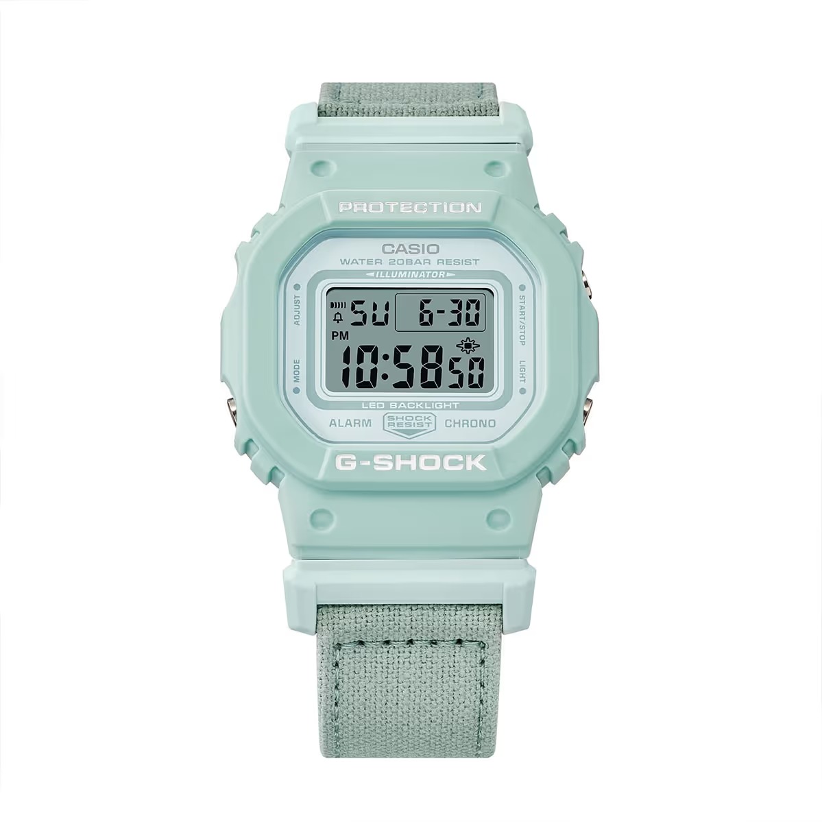 montre gmd s5600ct 3dr casio g shock homme design classique, résistante aux chocs, Étanche, multifonction résine vert référence gmd s5600ct 3dr