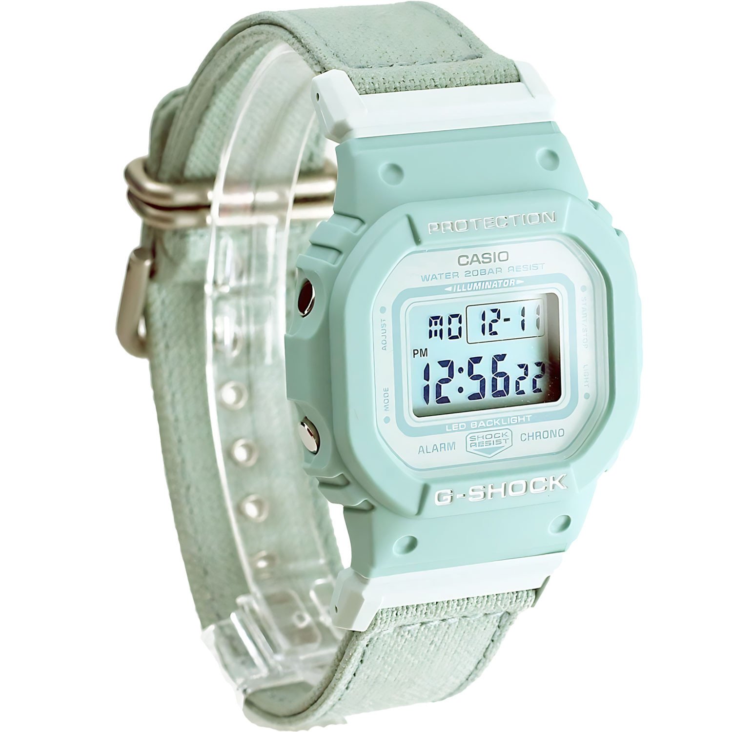 montre gmd s5600ct 3dr casio g shock homme design classique, résistante aux chocs, Étanche, multifonction résine vert référence gmd s5600ct 3dr
