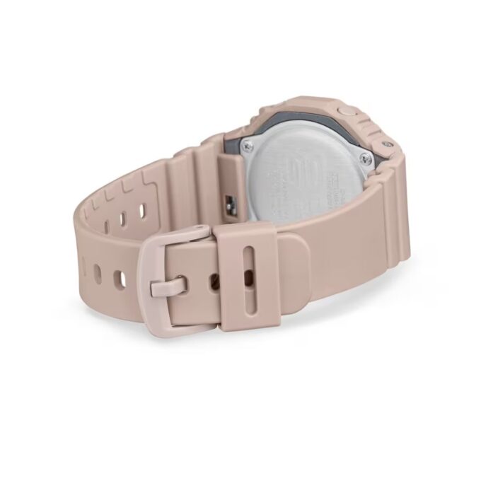 Montre Analogique-Digitale - G-Shock - Femme - Résistante aux Chocs, Étanche 20 ATM, Design Octogonal, Éclairage LED - Résine Renforcée Carbone - Rose Doré - GMA-S2100MD-4ADR