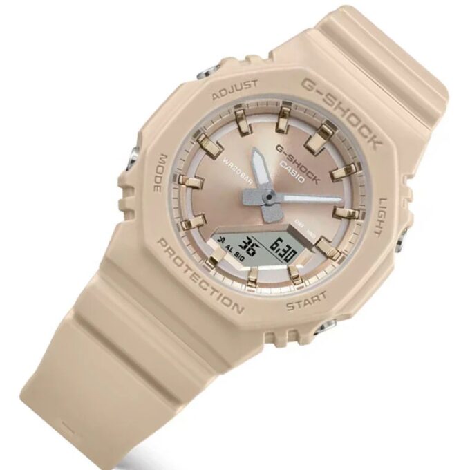 Montre Classique - CASIO G-SHOCK - GMA-P2100ST-9ADR - Unisexe - Résistante, Élégante, Polyvalente, Durable - Acier Inoxydable - Dorée