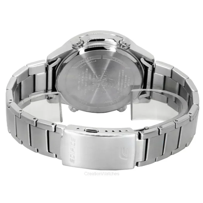 Montre Classique Homme - Casio Edifice - EFV-C120D-2ADF - Acier Inoxydable, Chronographe, Étanche 100m, Bracelet Métal - Bleu Argenté - Référence EFV-C120D-2ADF