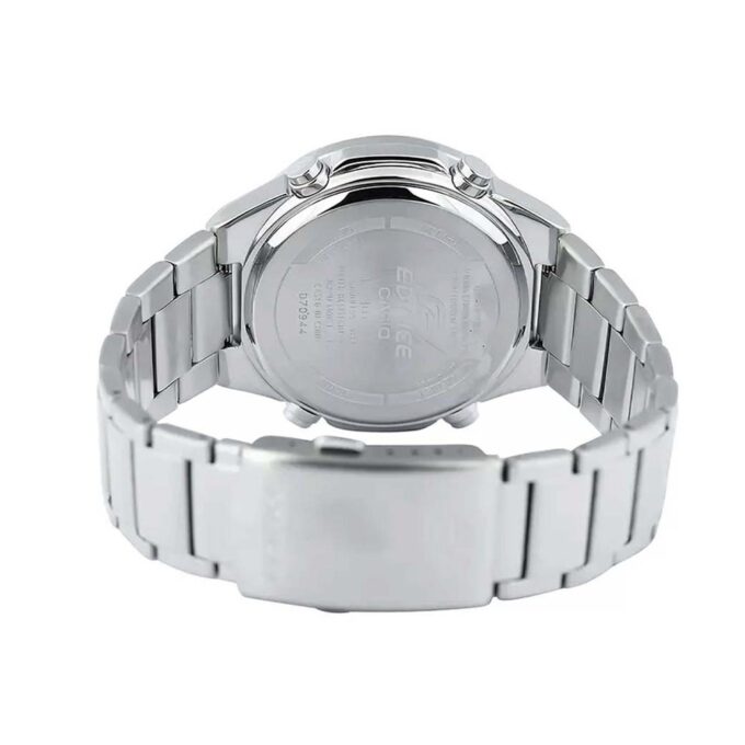 Montre Classique Homme - Casio Edifice - EFV-C110D-5ADF - Acier Inoxydable, Chronographe, Étanche, Bracelet Métal - Argent, Cadran Doré