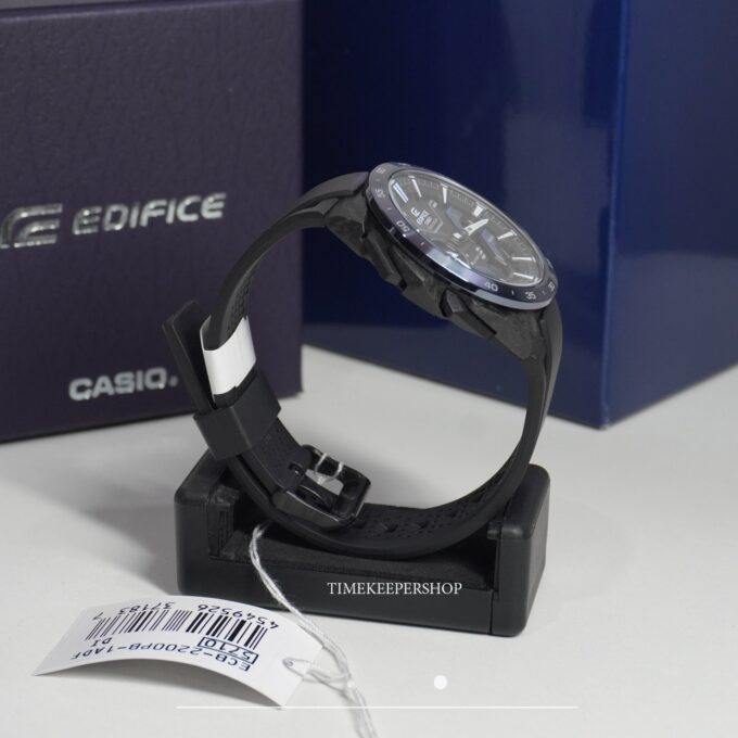 Montre Classique Homme - Casio Edifice - ECB-2200PB-1ADF – Bluetooth, Chronographe, Résine, Noir – Référence ECB-2200PB-1ADF