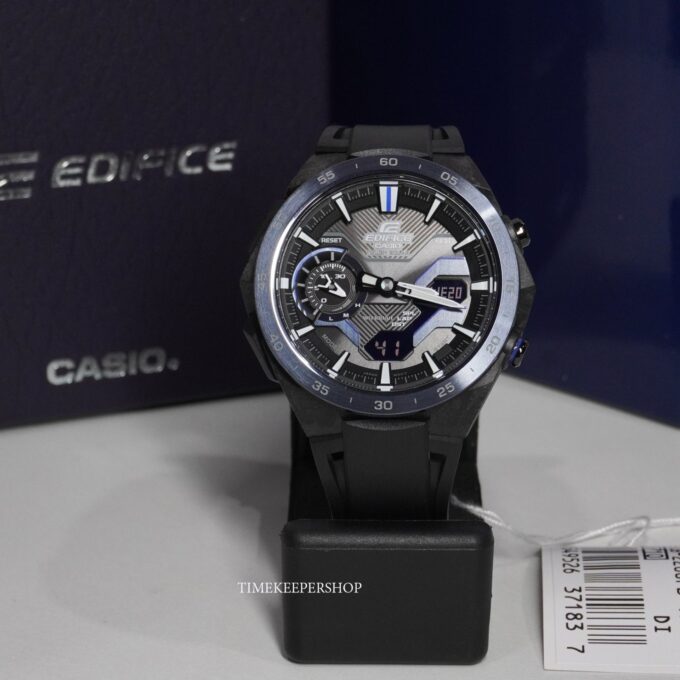 Montre Classique Homme - Casio Edifice - ECB-2200PB-1ADF – Bluetooth, Chronographe, Résine, Noir – Référence ECB-2200PB-1ADF