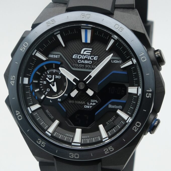 Montre Classique Homme - Casio Edifice - ECB-2200PB-1ADF – Bluetooth, Chronographe, Résine, Noir – Référence ECB-2200PB-1ADF