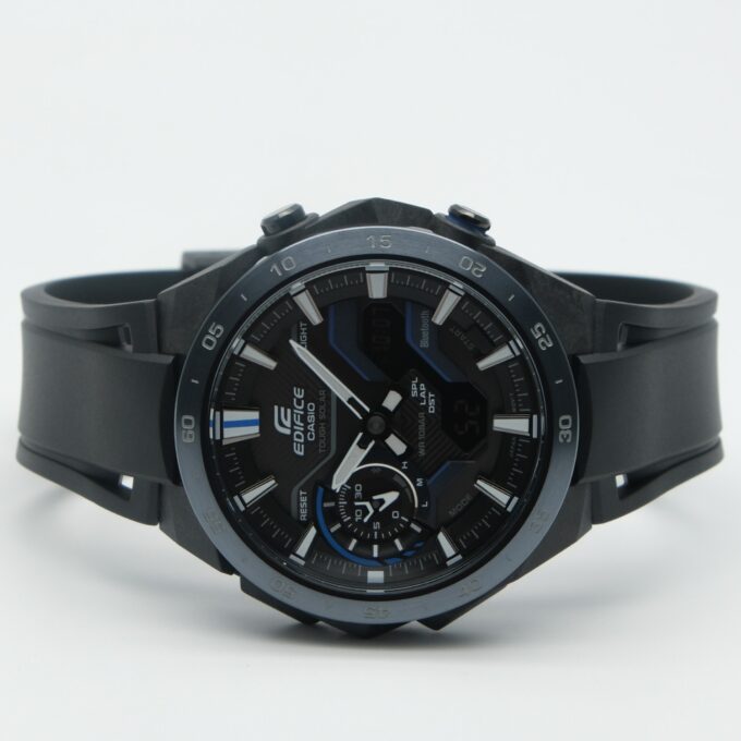 Montre Classique Homme - Casio Edifice - ECB-2200PB-1ADF – Bluetooth, Chronographe, Résine, Noir – Référence ECB-2200PB-1ADF