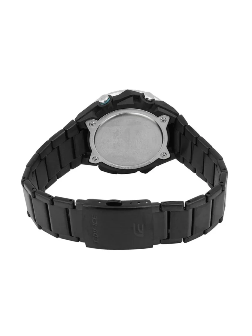 montre classique homme casio edifice ecb 2200dd 1adf – acier inoxydable, chronographe, Étanche, bracelet métal – argent – référence ecb 2200dd 1adf