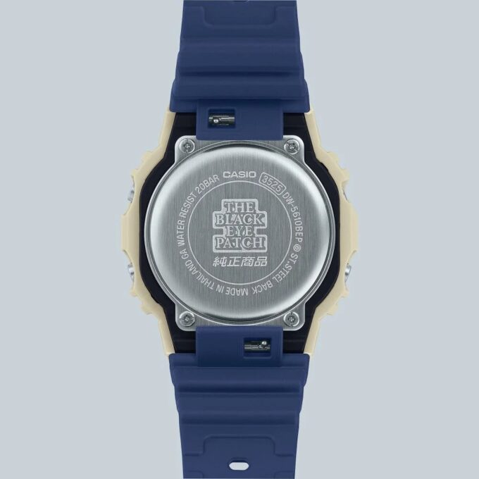 Montre Classique Homme - Casio G-Shock DW-5610BEP-2DR - Résistante aux chocs, Étanche 200m, Bracelet Résine, Bleu - Boutique Aïwatch