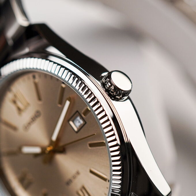 Montre Classique Homme Casio MTP-1302DD-9AVDF – Acier Inoxydable, Bracelet Métal, Cadran Doré, Étanche – Boutique Aïwatch