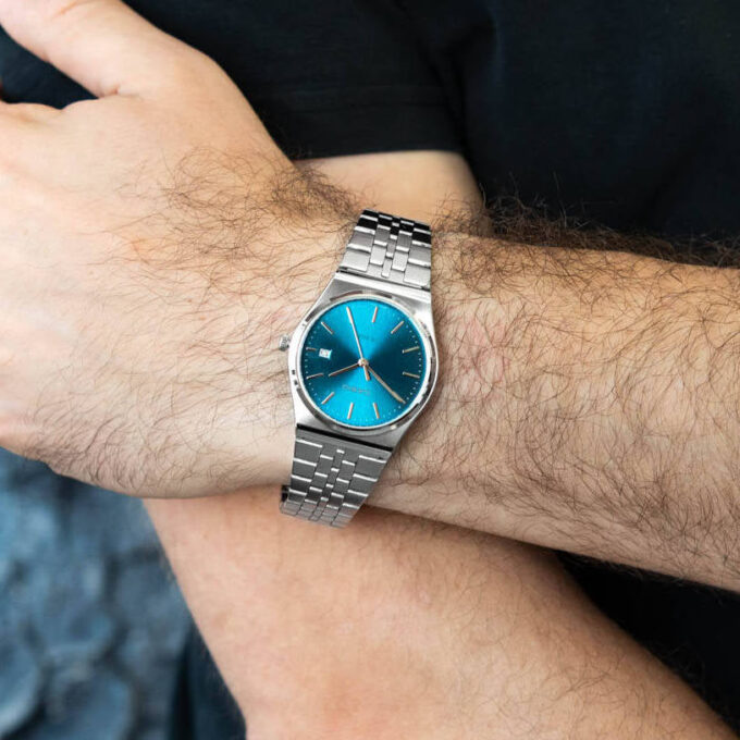 Montre Classique Homme - Casio MTP-B145D-2A2VDF - Acier Inoxydable, Bracelet Métal, Cadran Bleu, Étanche - Référence MTP-B145D-2A2VDF