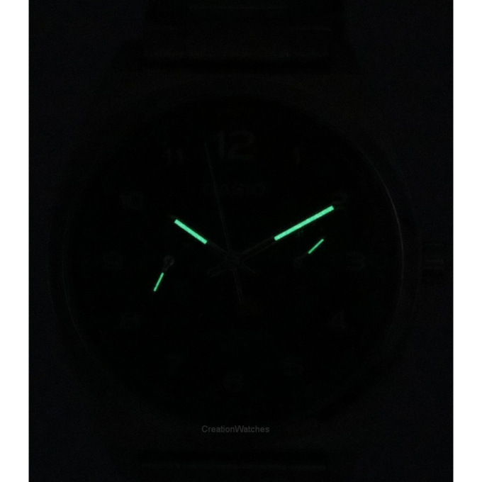 Montre Homme - Casio - Classique - Phase de Lune, Affichage Analogique, Date et Jour - Acier Inoxydable - Cadran Noir - MTP-M300D-1AVDF