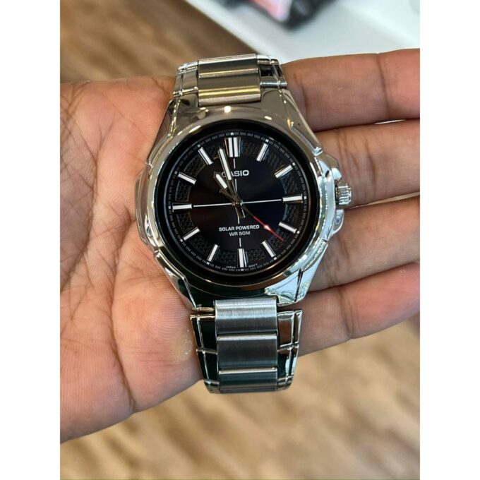 Montre Classique - Casio - Homme - Design Élégant, Bracelet Acier Inoxydable, Résistance à lEau, Mouvement Quartz - Acier - Argent - Référence MTP-RS100D-1AVDF