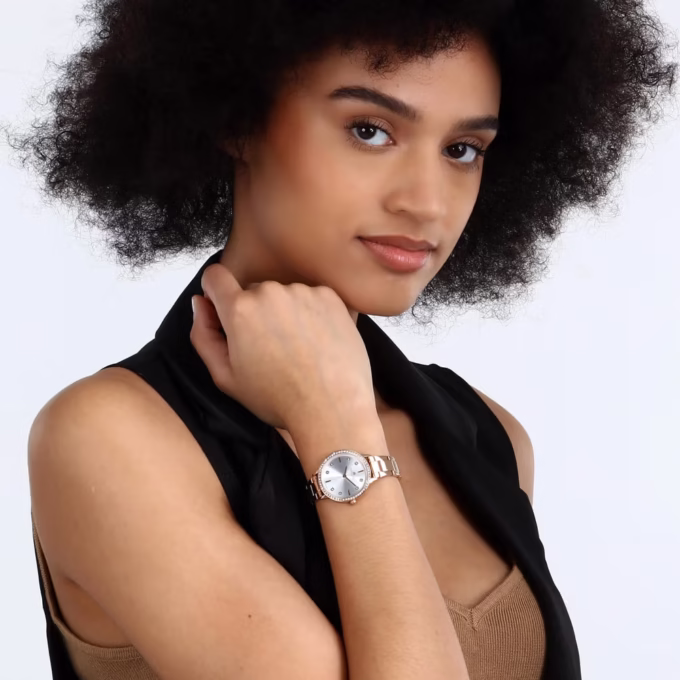 Montre Femme Morellato Ninfa - Acier PVD Or Rose, Boîtier Rond 32 mm, Élégance et Style - Référence R0153161509