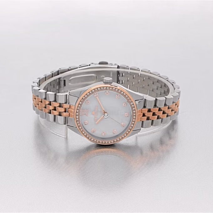 Montre Femme - Morellato Magia - Quartz, Boîtier 32mm, Or Rose, Verre Minéral, Bracelet Métal Bicolore - Réf. R0153165529
