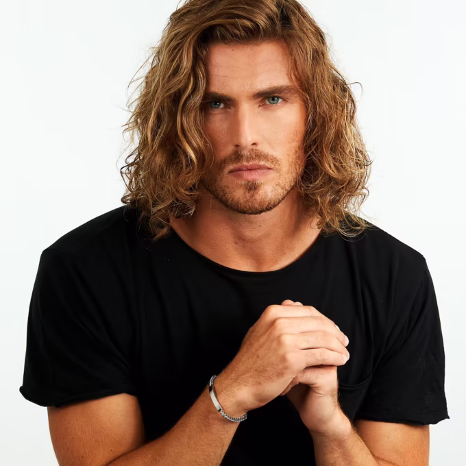 bracelet bijoux sector luxe, Élégance, design unique, haute qualité métal précieux argenté référence szs105