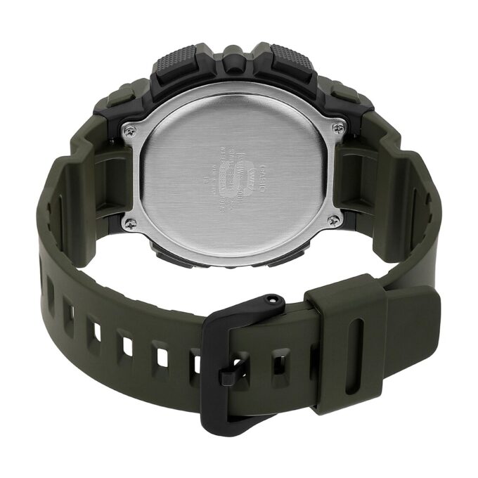 Montre CASIO - Montre numérique pour Jeunes, Hommes et Femmes - WS -1500H-3BVDF - Double Fuseau Horaire - Vert