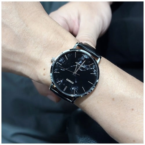 casio enticer hommes analogique cadran bracelet en cuir mtp vt01lm 1audf noir