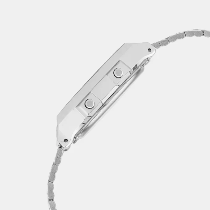 Casio Vintage - Numérique - Bracelet en Acier Inoxydable - A168WA-3AYDF