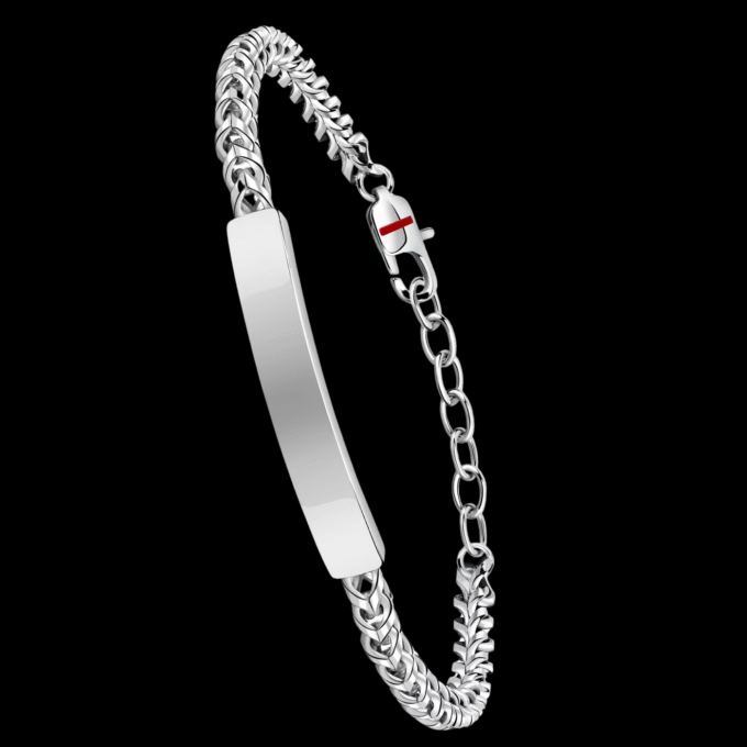 Bracelet Bijoux - SECTOR - Luxe, Élégance, Design Unique, Haute Qualité - Métal Précieux - Argenté - Référence SZS105
