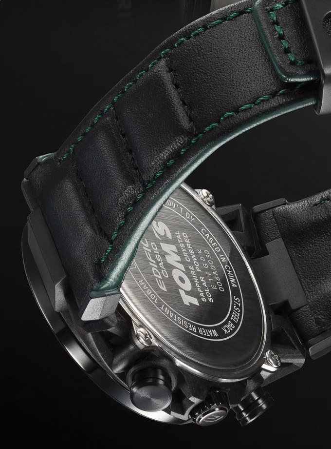 Casio Edifice x Montre Tom's Toyota EFS-S641TMS-1ADR - Motorsports en édition limitée - Cuir véritable - Solaire