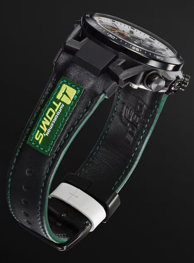 Casio Edifice x Montre Tom's Toyota EFS-S641TMS-1ADR - Motorsports en édition limitée - Cuir véritable - Solaire