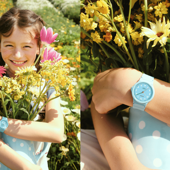 Montre Classique - CASIO - Homme - Design Élégant, Bracelet Résistant, Mouvement Précis, Étanche - Bleu - LQ-24B-2BDF