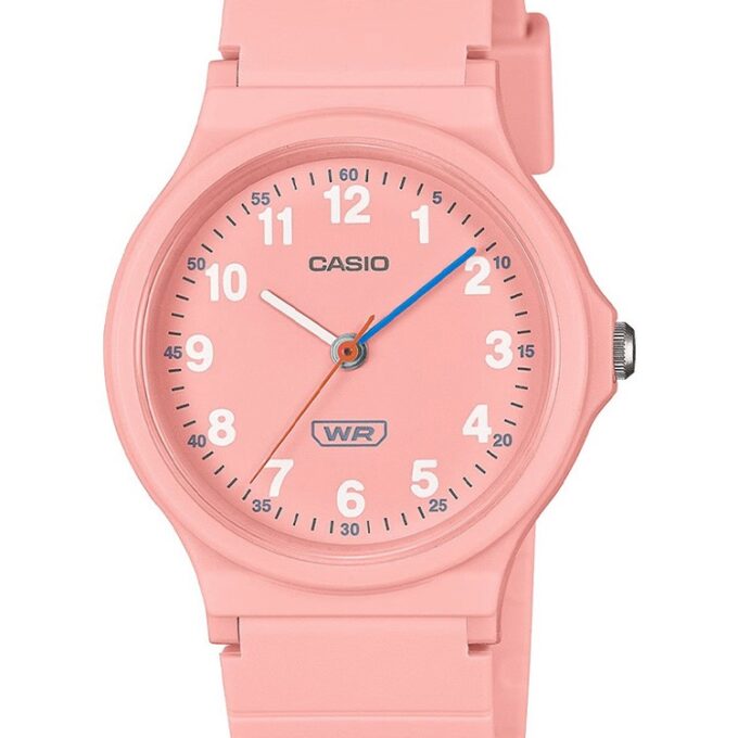 montre classique casio unisexe design Élégant, bracelet confortable, résistante à leau, mouvement quartz rose lq 24b 4bdf
