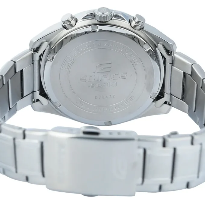 Montre Classique - Casio EFV-650D-1AVUDF - Homme - Bracelet Acier Inoxydable, Étanche, Design Élégant - Argent - Référence EFV-650D-1AVUDF