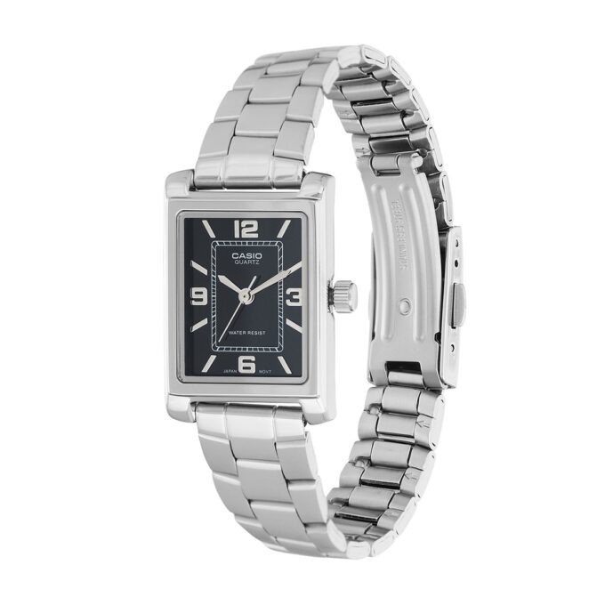 Montre Classique - Casio - Femme - Design Élégant, Bracelet Acier Inoxydable, Résistance à lEau, Mouvement Quartz - Acier - Argent - Référence LTP-1234DD-1ADF