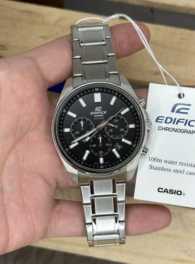 aiwatch_EFV-650D-1AVUDF - Montre Classique - Casio EFV-650D-1AVUDF - Homme - Bracelet Acier Inoxydable, Étanche, Design Élégant - Argent - Référence EFV-650D-1AVUDF