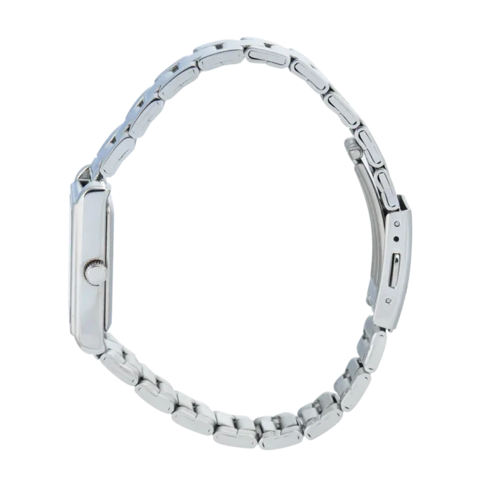 Montre Classique Femme - Design Élégant, Bracelet Acier Inoxydable, Mouvement Quartz, Étanche 50m - Acier - Rose - Référence LTP-1234DD-4ADF