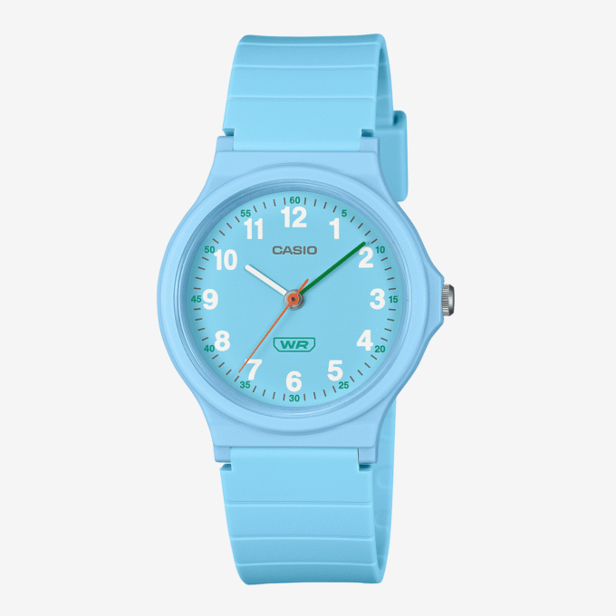 Montre Classique - CASIO - Homme - Design Élégant, Bracelet Résistant, Mouvement Précis, Étanche - Bleu - LQ-24B-2BDF