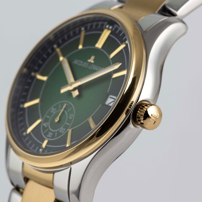 Montre haut de gamme 1-2197I – Homme - Design Moderne, Performance Exceptionnelle, Grande Capacité – Matériau Robuste – Couleur élégante Vert, Dorée – Référence 1-2197I