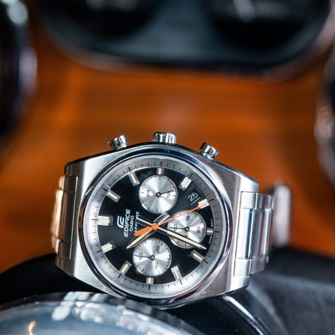 Montre Casio Homme EFB-730D-1AVUDF – Collection Edifice – Chronographe, Acier Inoxydable, Étanche 100m, Bracelet Métal, Cadran Noir – Référence EFB-730D-1AVUDF