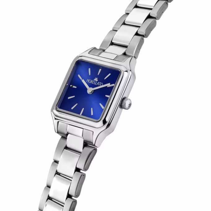 Montre Morellato Dafne Femme - Quartz, Étanche 3 ATM, Boîtier 31x24mm, Garantie 2 ans - Acier Inoxydable - Argent - R0153175510