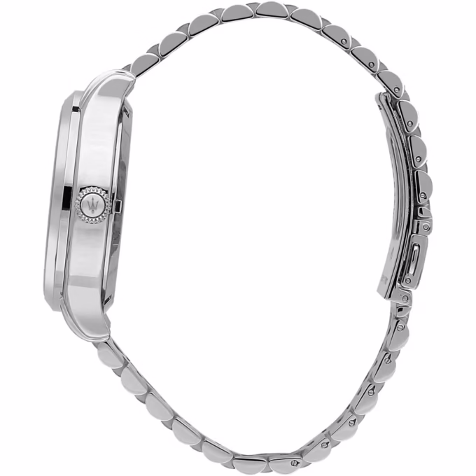 Montre Automatique Homme Maserati – Cœur ouvert, 42mm, acier inoxydable, cadran bleu, étanche 10 ATM – Bracelet acier gris – Réf. R8823118009