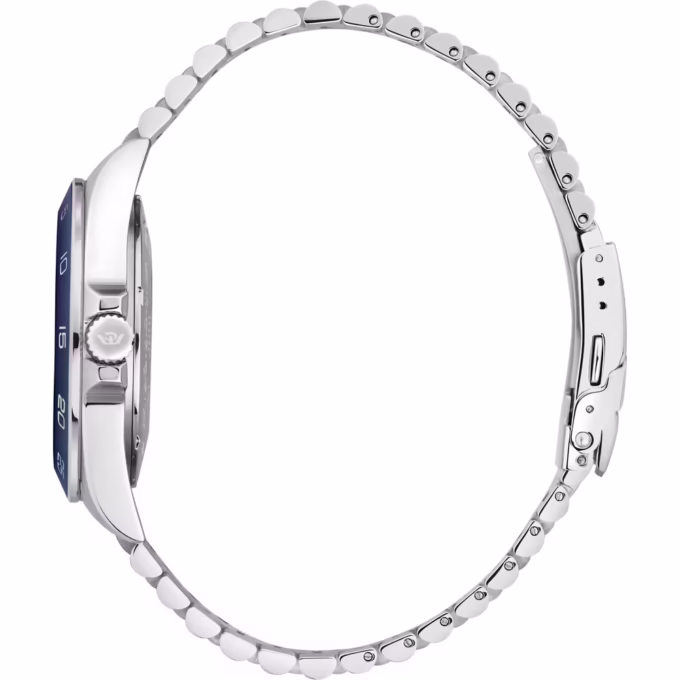 Montre Philip Watch Caribe Sport - Homme - Boîtier 42mm, Étanche 10 ATM, Verre Saphir - Acier Inoxydable - Argent - R8223597113