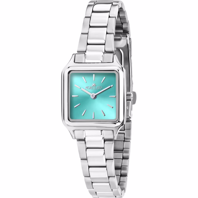 Montre Femme Morellato Dafne Quartz - Acier Inoxydable Argent, Verre Minéral, 31x24mm, 3ATM - Bleue - R0153175502