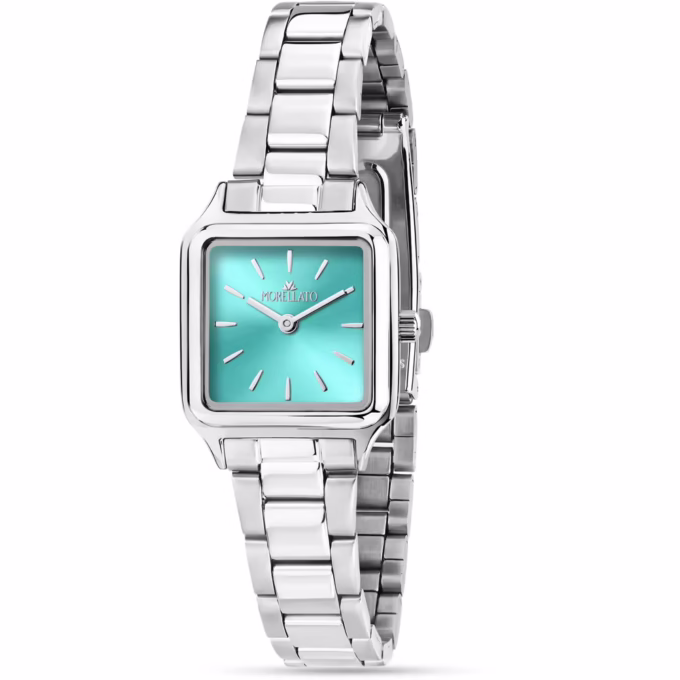 Montre Femme Morellato Dafne Quartz - Acier Inoxydable Argent, Verre Minéral, 31x24mm, 3ATM - Bleue - R0153175502